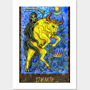 Strength. Magic Gate Tarot Card Design Posters and Art